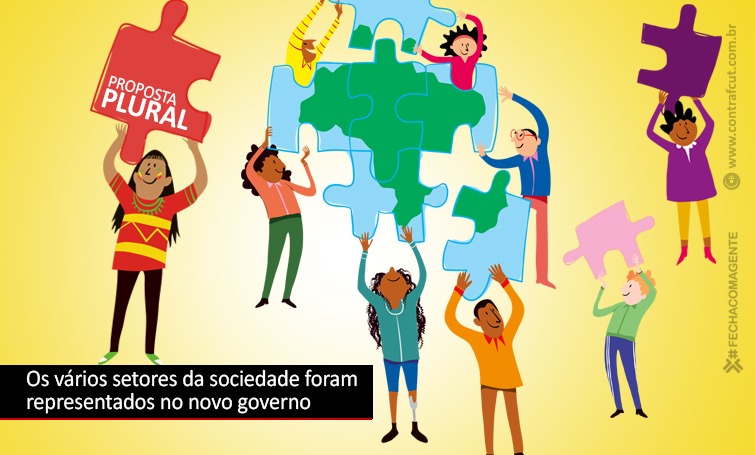Diversidade social brasileira no Planalto