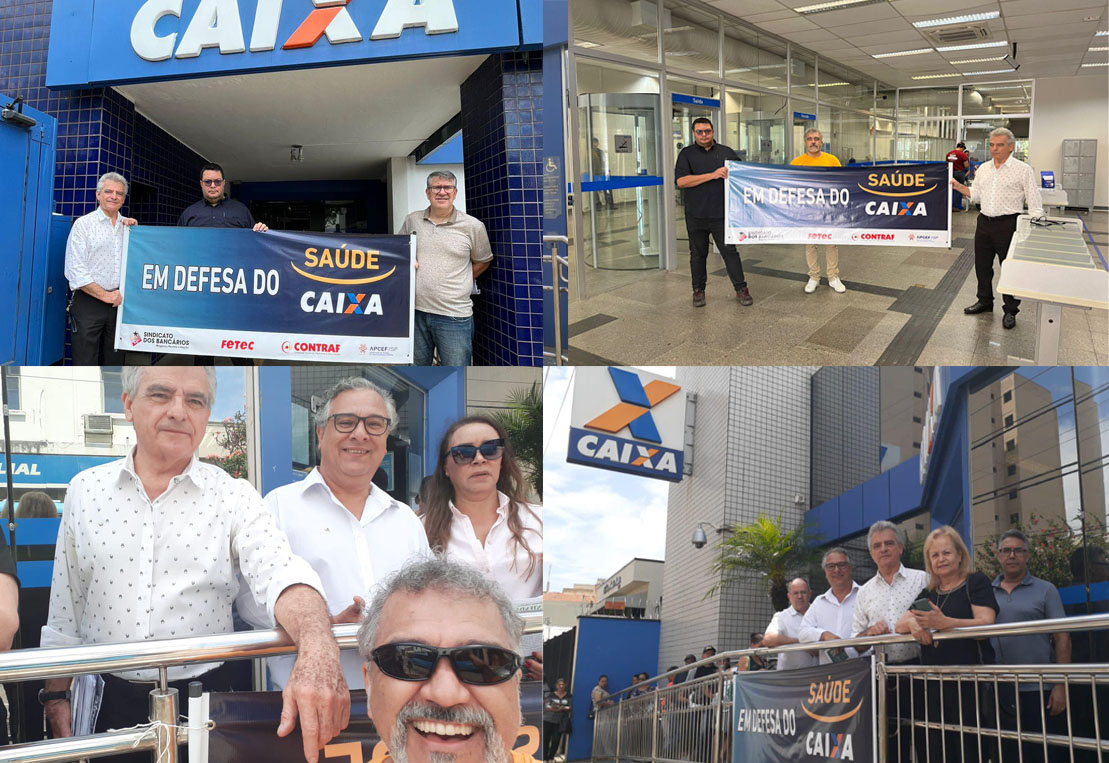 SEEB Bragança Paulista e Região realiza Dia Nacional de Luta na CAIXA