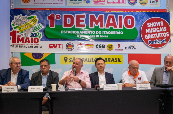 CUT e centrais anunciam 1° de Maio no Itaquerão em São Paulo