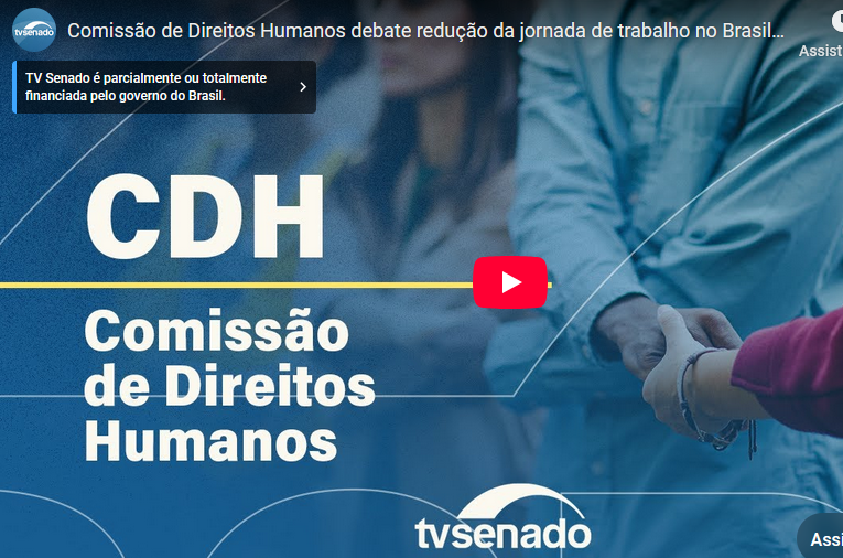 Senado debate redução da jornada