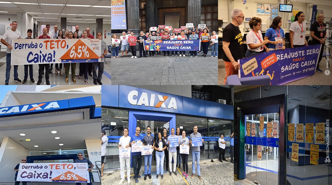 Caixa: Empregados dizem não a reajustes nas mensalidades do Saúde Caixa