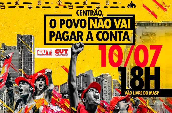 Quinta (10) é dia de ir às ruas exigir a taxação dos super-ricos