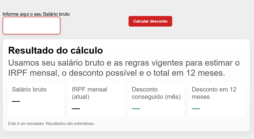 Sindicato dos Bancários de São Paulo lança simulador para calcular economia com nova isenção do IR