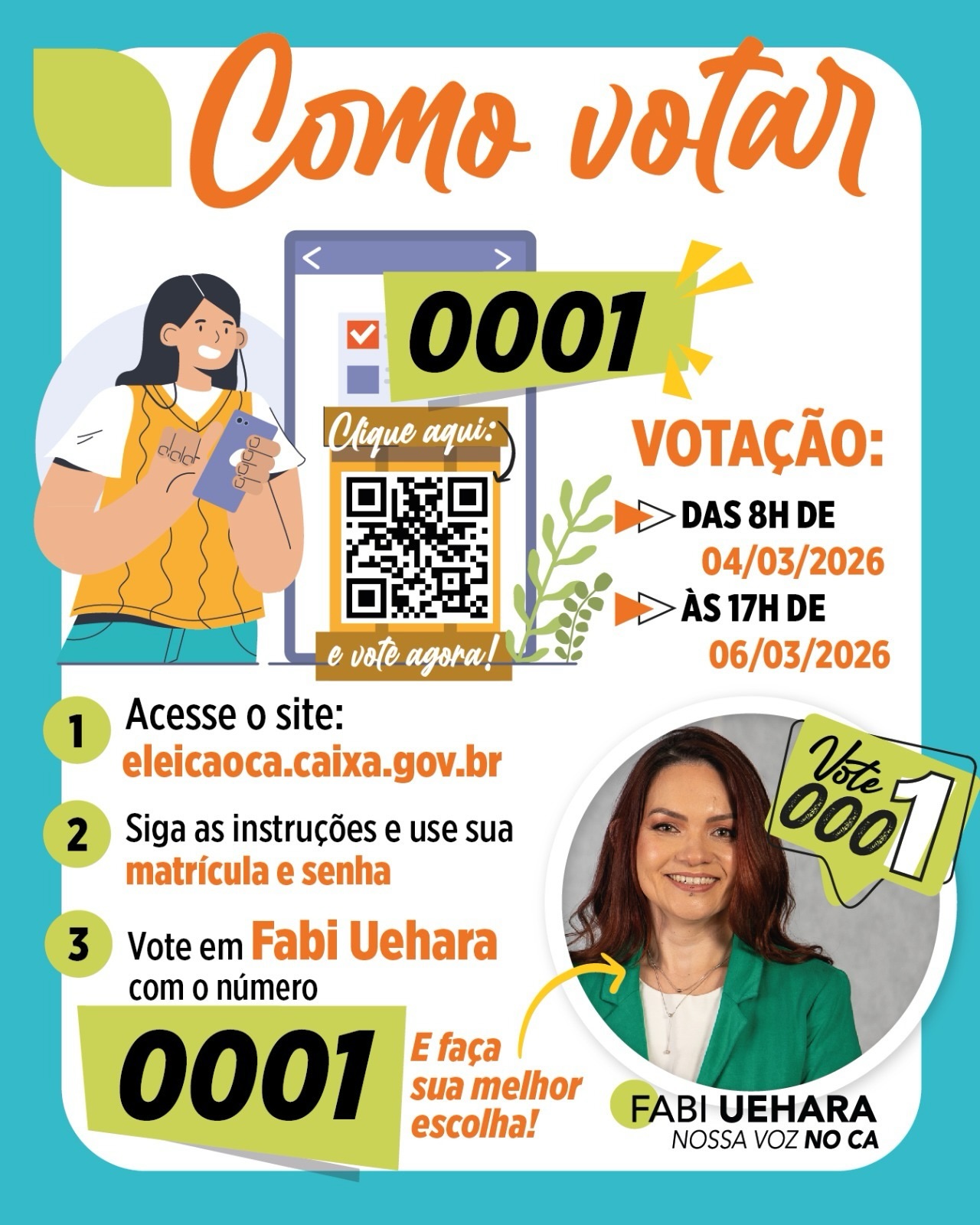 Votação da eleição do CA começa nesta quarta-feira (4)