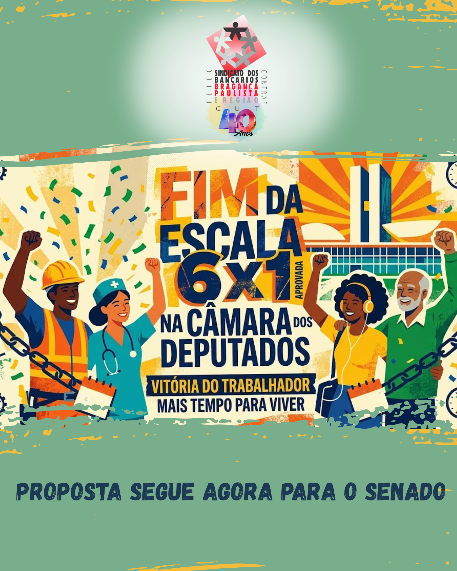 PEC do fim da escala 6×1 é aprovada em 1º e 2ª turnos na Câmara dos Deputados